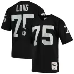 Men's Las Vegas Raiders 1983 Howie Long Black Throwback Retired Player Jersey