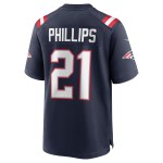 Men's New England Patriots Adrian Phillips Navy Game Jersey