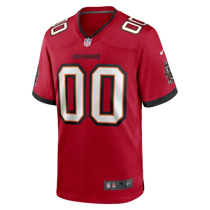 Men's Tampa Bay Buccaneers Red Custom Game Jersey