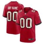 Men's Tampa Bay Buccaneers Red Custom Game Jersey