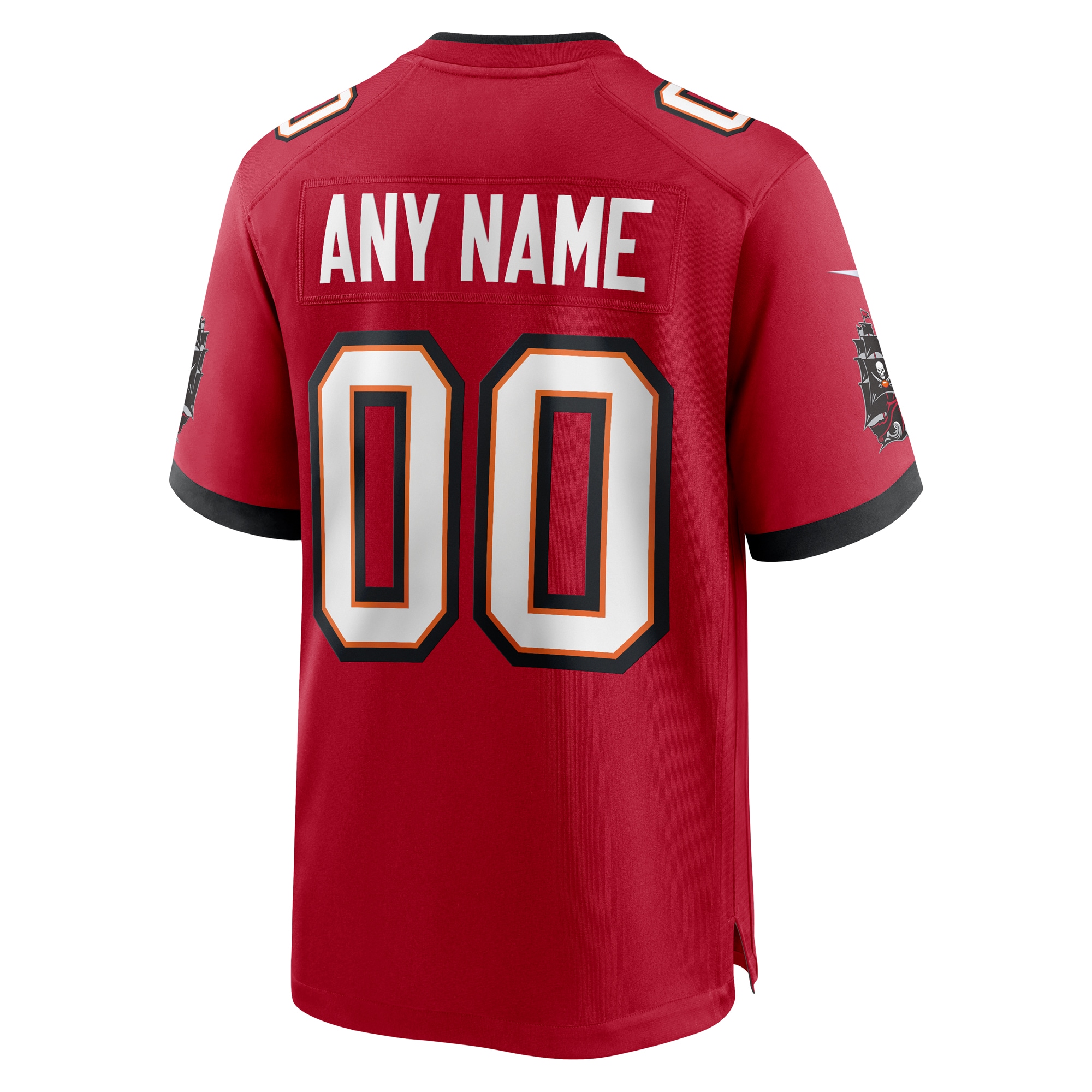 Men's Tampa Bay Buccaneers Red Custom Game Jersey