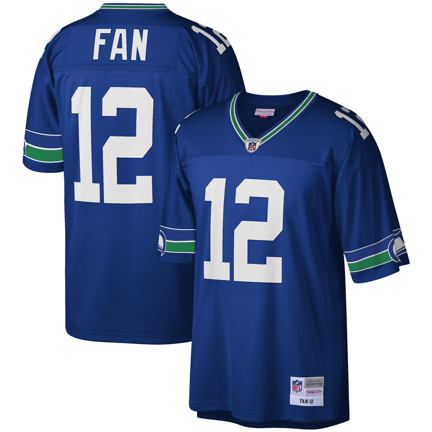 Men's Seattle Seahawks 12s Royal Legacy Replica Jersey