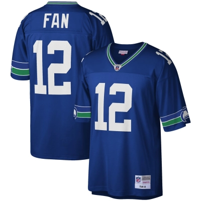 Men's Seattle Seahawks 12s Royal Legacy Replica Jersey 01