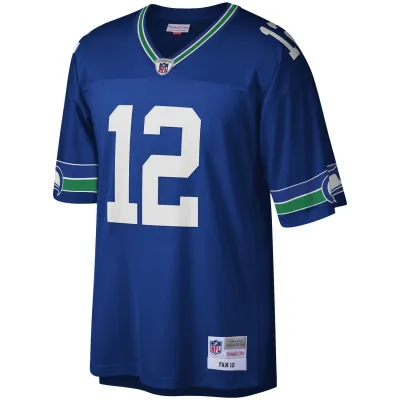 Men's Seattle Seahawks 12s Royal Legacy Replica Jersey 02