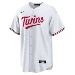 Men's Minnesota Twins Royce Lewis White Home Replica Player Name Jersey