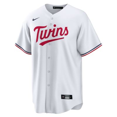 Men's Minnesota Twins Royce Lewis White Home Replica Player Name Jersey 02