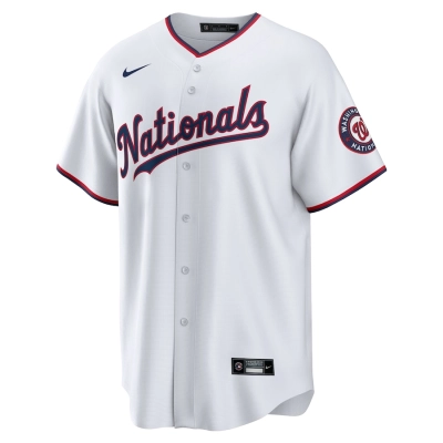 Men's Washington Nationals Stephen Strasburg White Home Replica Player Name Jersey 02