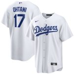 Men's Los Angeles Dodgers Shohei Ohtani White Home Replica Player Name Jersey