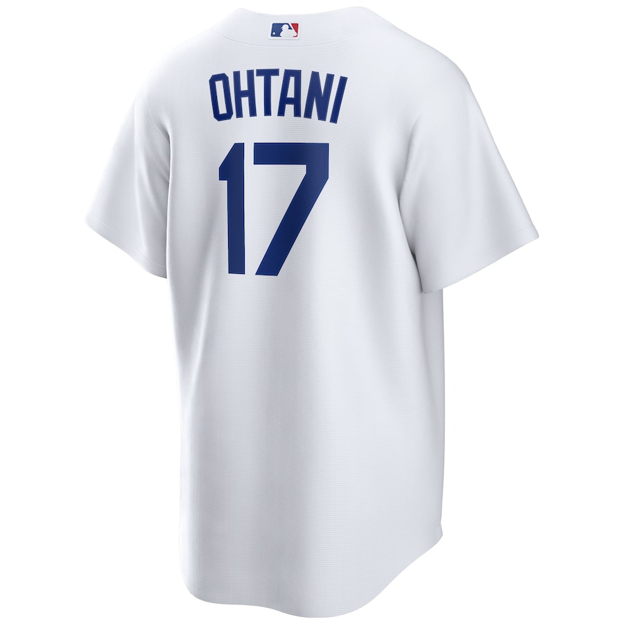 Men's Los Angeles Dodgers Shohei Ohtani White Home Replica Player Name Jersey