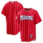 Men's Miami Marlins Red City Connect Replica Team Jersey