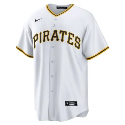 Men's Pittsburgh Pirates Roberto Clemente White Home Replica Player Name Jersey 02