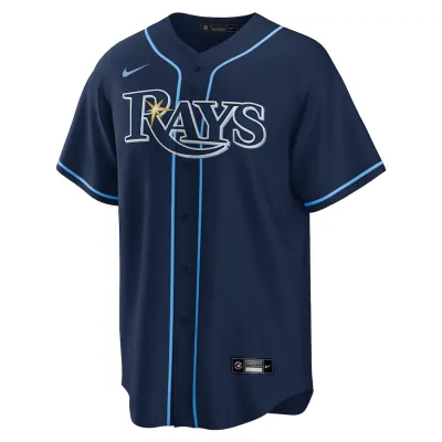 Men's Tampa Bay Rays Randy Arozarena Navy Alternate Replica Player Name Jersey 02