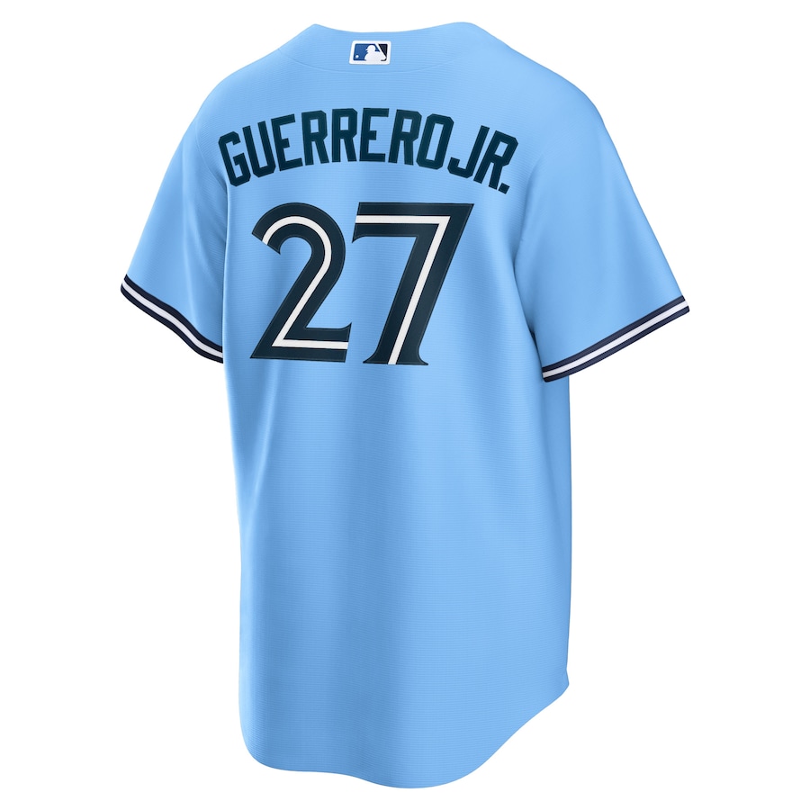 Men's Toronto Blue Jays Vladimir Guerrero Jr. Powder Blue Alternate Replica Player Name Jersey