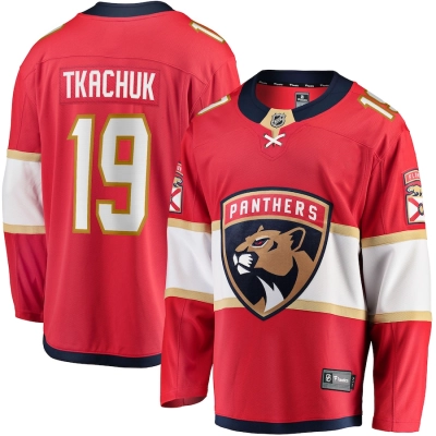 Men's Matthew Tkachuk Florida Panthers Home Breakaway Player Jersey 01