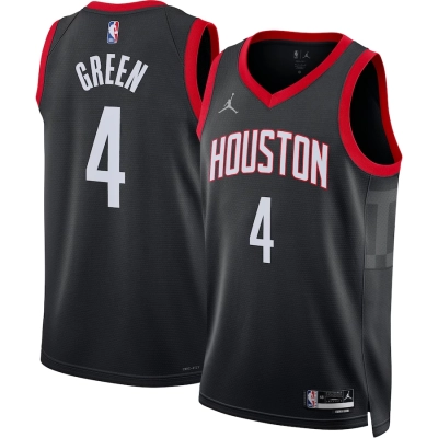 Jalen Green Houston Rockets Unisex Swingman Jersey Statement Edition Black 01