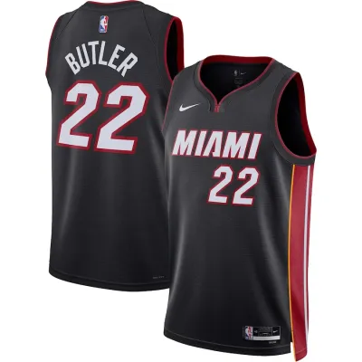 Jimmy Butler Miami Heat Unisex Swingman Jersey Icon Edition Black 01
