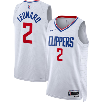 Kawhi Leonard LA Clippers Unisex Swingman Jersey Association Edition White 01