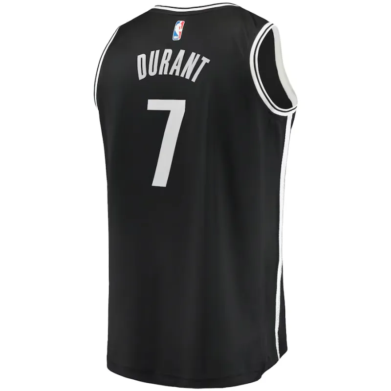 Kevin Durant Brooklyn Nets Fast Break Replica Jersey Black