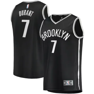 Kevin Durant Brooklyn Nets Fast Break Replica Jersey Black 01
