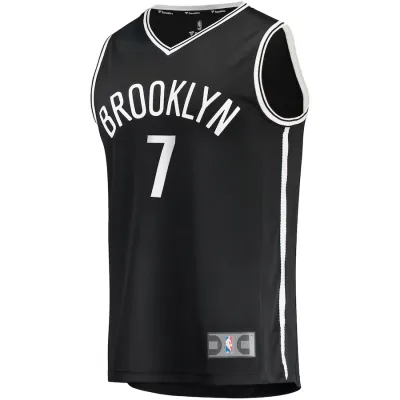 Kevin Durant Brooklyn Nets Fast Break Replica Jersey Black 02
