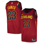 LeBron James Cleveland Cavaliers Swingman Player Jersey Wine