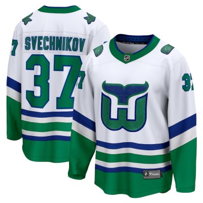 Men's Andrei Svechnikov Carolina Hurricanes Whalers Premier Breakaway Jersey 01