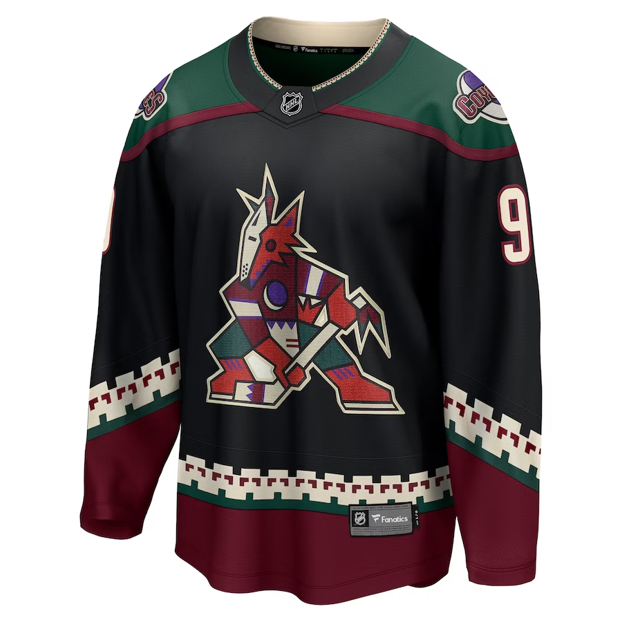 Men's Arizona Coyotes Clayton Keller Home Breakaway Jersey