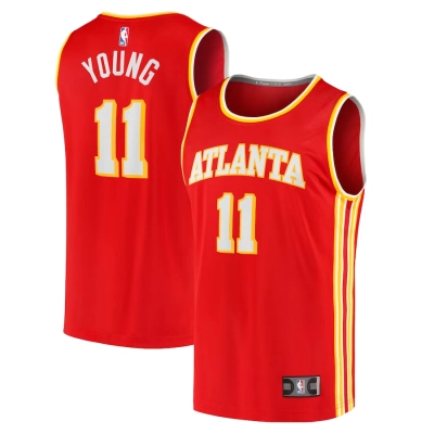 Men's Atlanta Hawks Trae Young Replica Icon Edition Jersey 01