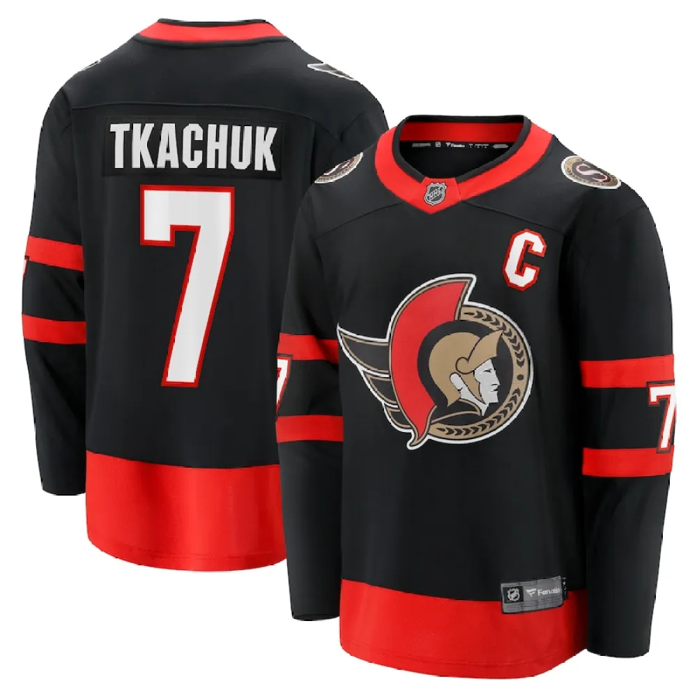 Men's Brady Tkachuk Ottawa Senators Home Breakaway Jersey