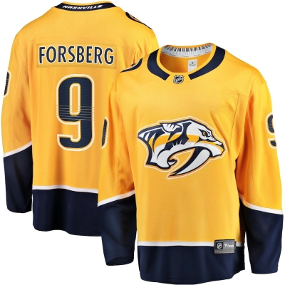 Men's Filip Forsberg Nashville Predators Home Breakaway Jersey 01