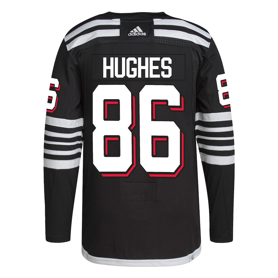 Men's Jack Hughes New Jersey Devils Alternate Primegreen Player Jersey