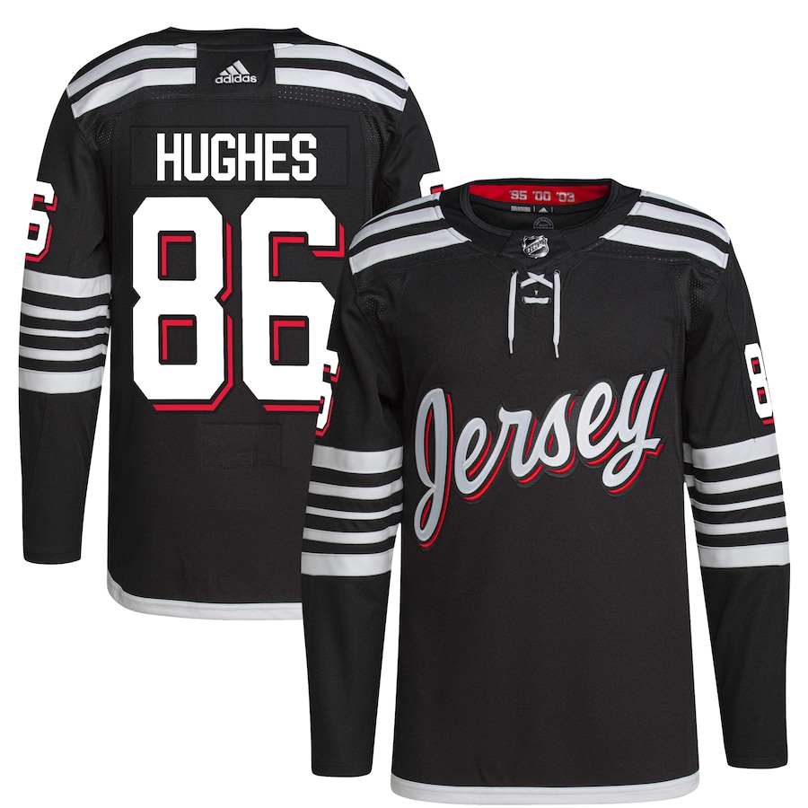 Men's Jack Hughes New Jersey Devils Alternate Primegreen Player Jersey