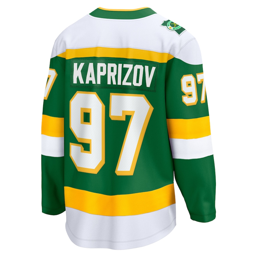 Men's Kirill Kaprizov Minnesota Wild Alternate Premier Breakaway Player Jersey