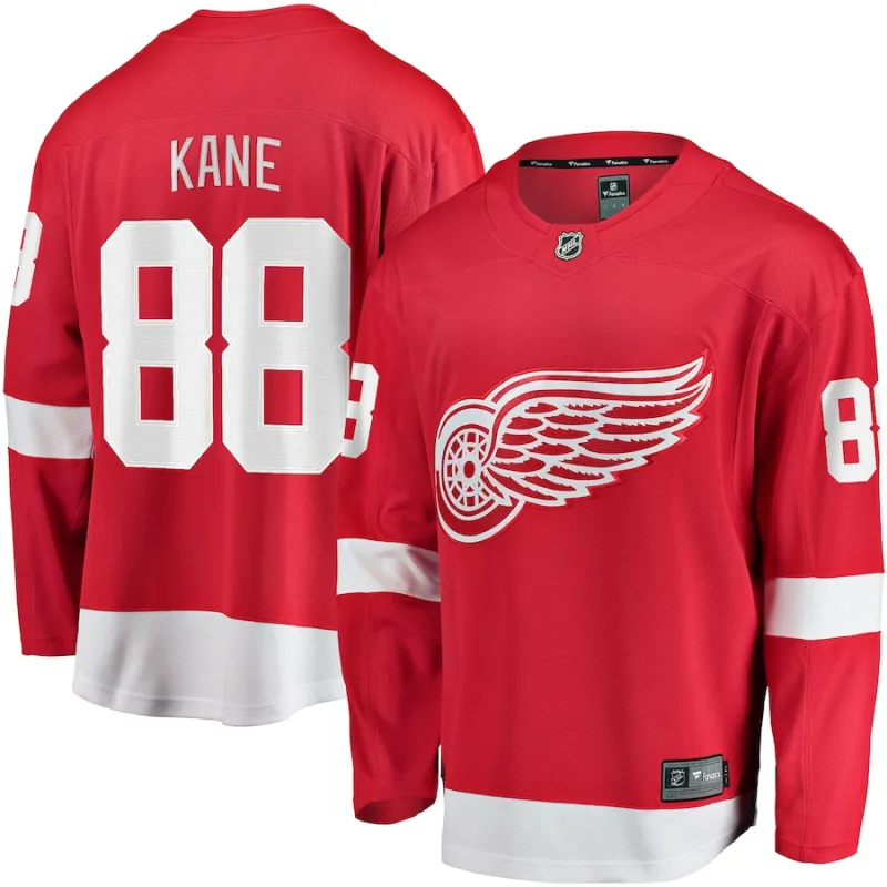 Men's Patrick Kane Detroit Red Wings Home Breakaway Player Jersey