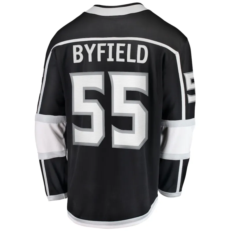 Men's Quinton Byfield Los Angeles Kings Home Team Breakaway Player Jersey