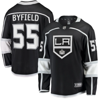Men's Quinton Byfield Los Angeles Kings Home Team Breakaway Player Jersey 01