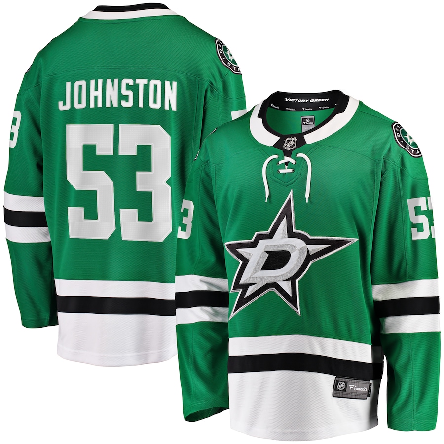 Men's Wyatt Johnston Dallas Stars Home Breakaway Player Jersey