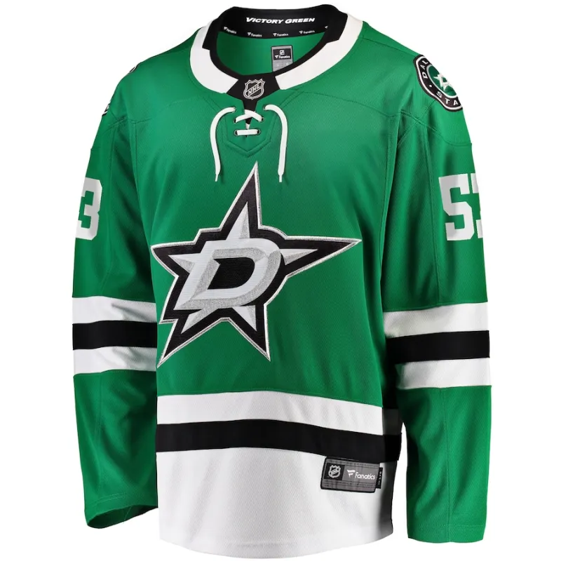 Men's Wyatt Johnston Dallas Stars Home Breakaway Player Jersey