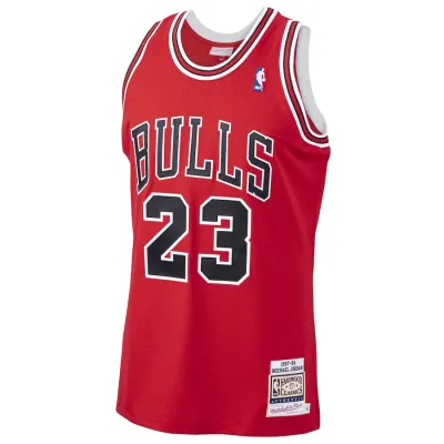 Michael Jordan Chicago Bulls 1997/98 Hardwood Classics Jersey - Scarlet 02