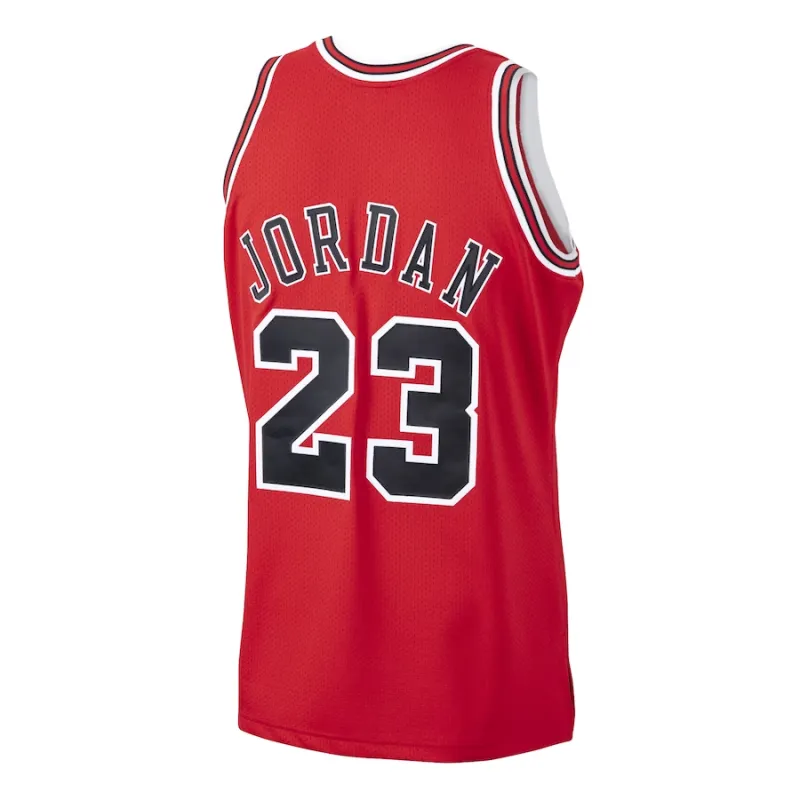 Michael Jordan Chicago Bulls 1997/98 Hardwood Classics Jersey - Scarlet