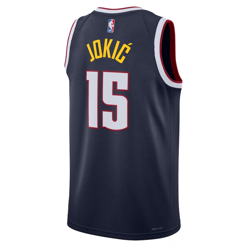 Nikola Jokic Denver Nuggets Unisex Swingman Jersey Icon Edition Navy