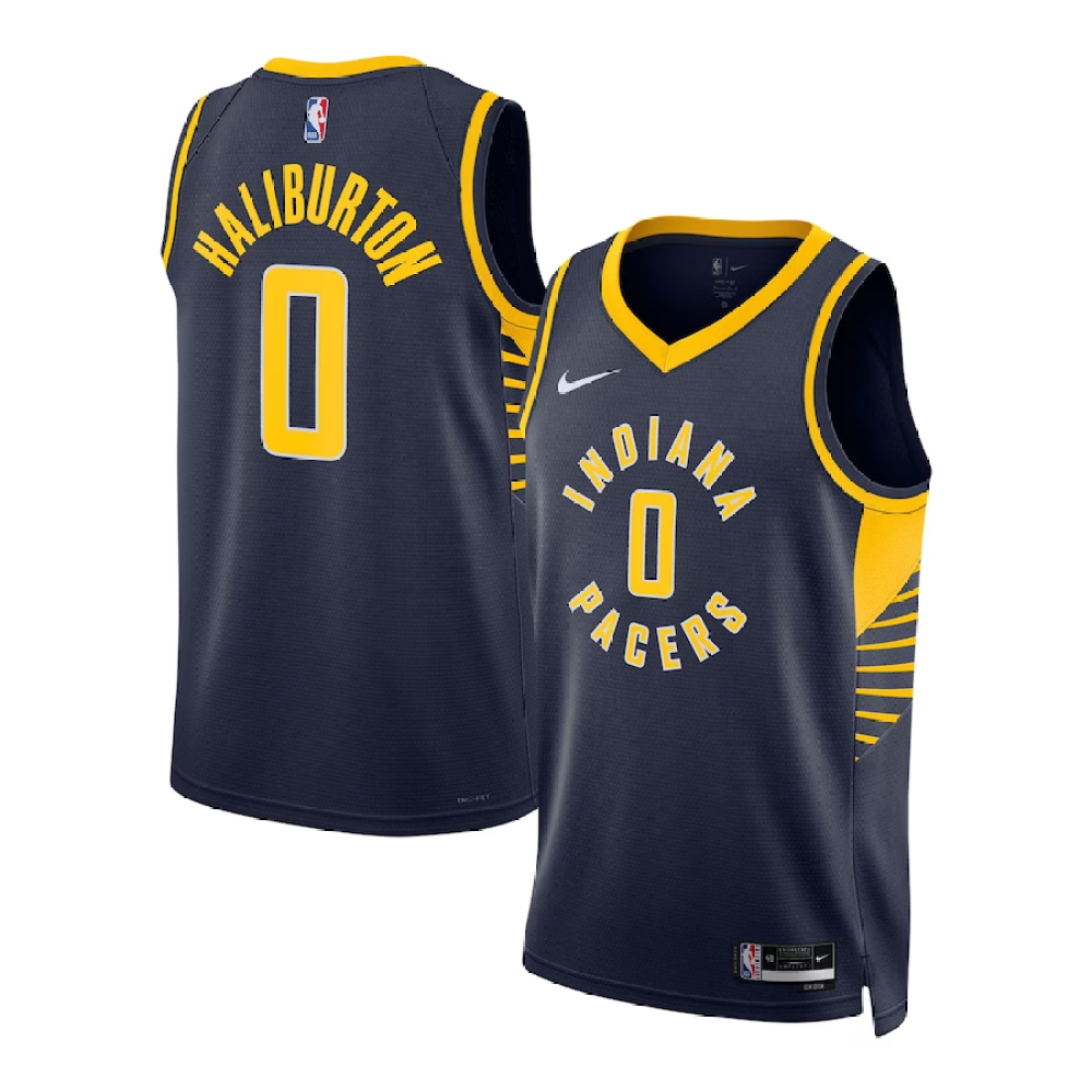 Tyrese Haliburton Indiana Pacers Unisex Swingman Jersey Icon Edition Navy
