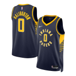 Tyrese Haliburton Indiana Pacers Unisex Swingman Jersey Icon Edition Navy