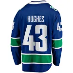 Men's Quinn Hughes Vancouver Canucks Home Breakaway Jersey