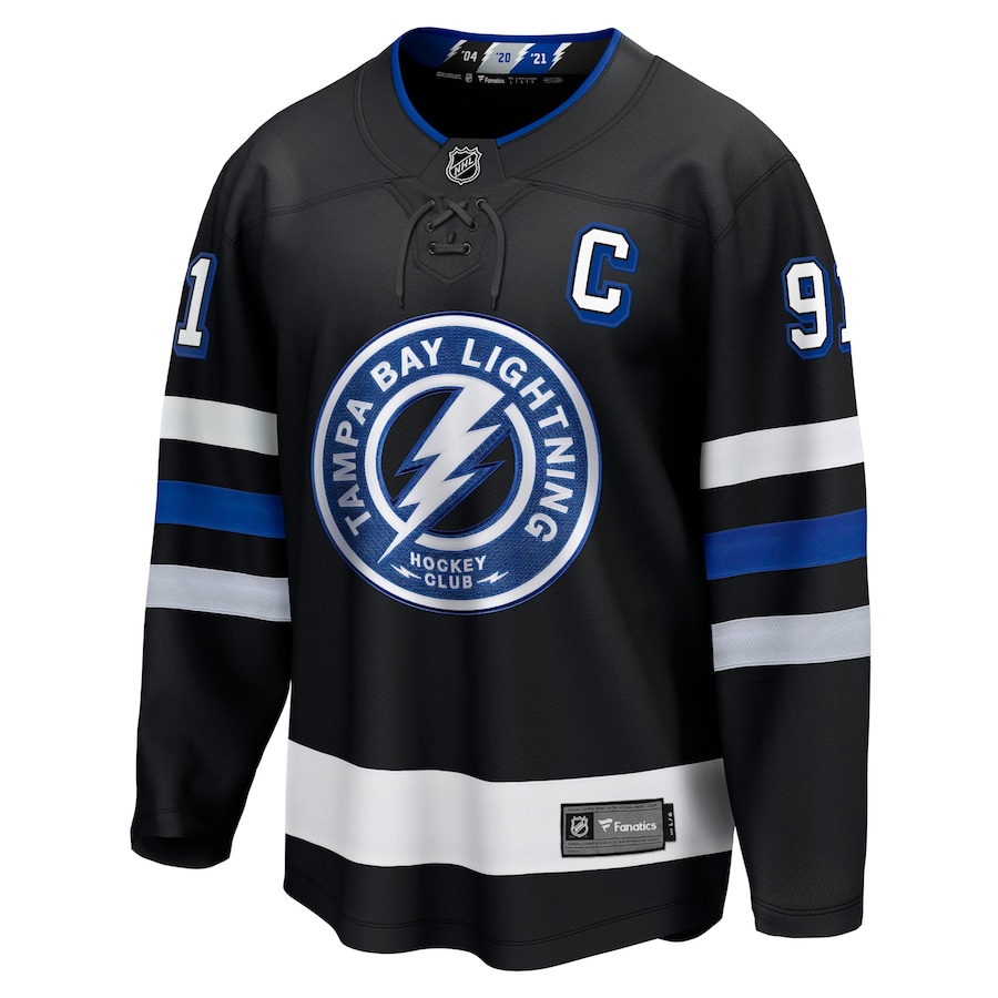 Men's Steven Stamkos Tampa Bay Lightning Alternate Premier Breakaway Player Jersey 