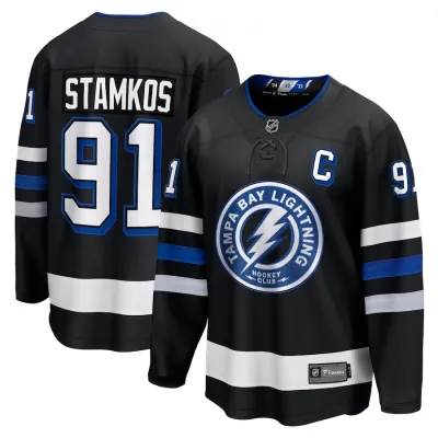 Men's Steven Stamkos Tampa Bay Lightning Alternate Premier Breakaway Player Jersey  01