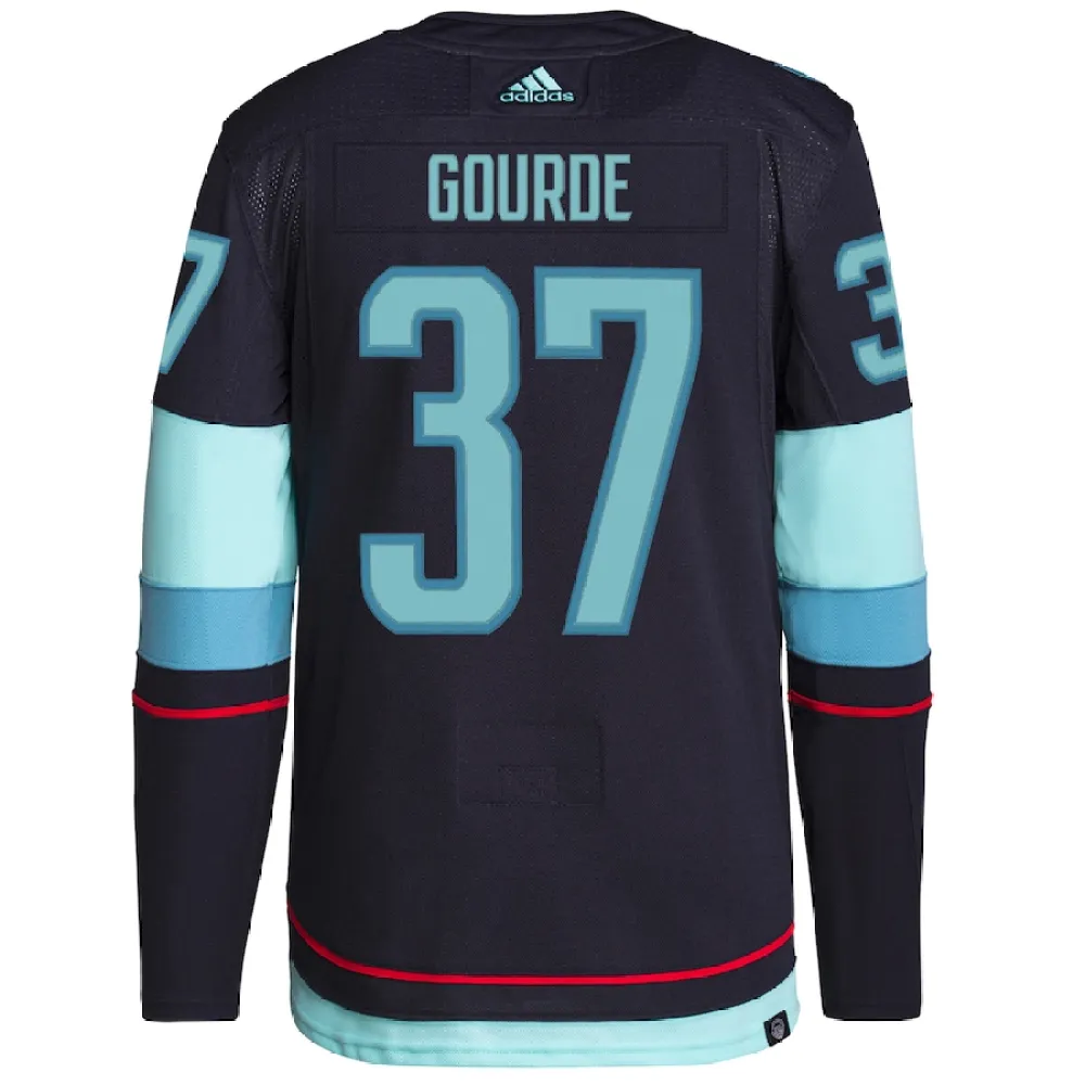 Men's Yanni Gourde Seattle Kraken Home Primegreen Player Jersey