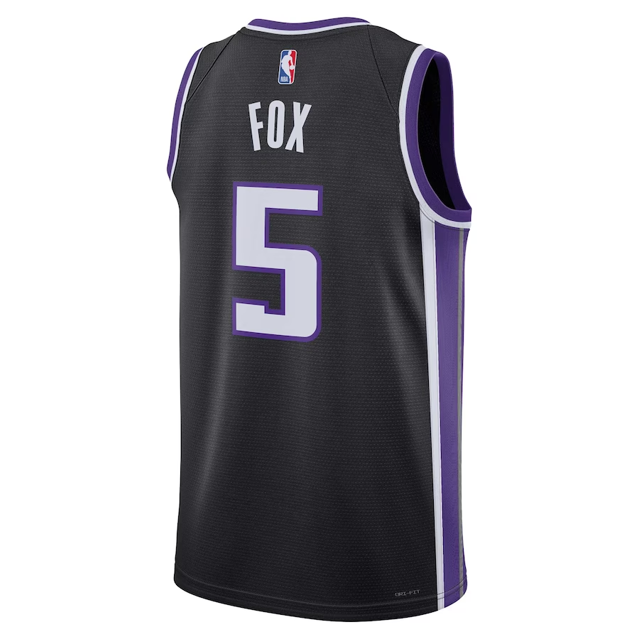 De'Aaron Fox Sacramento Kings Unisex Swingman Jersey Icon Edition Black