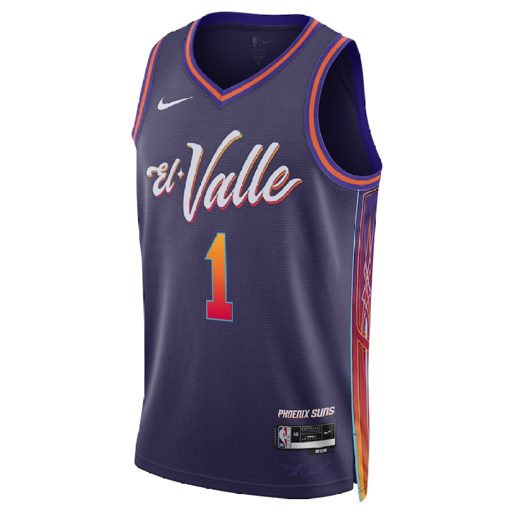 Devin Booker Phoenix Suns Unisex 2023/24 Swingman Jersey Purple City Edition