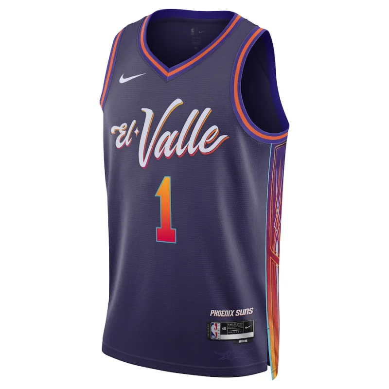 Devin Booker Phoenix Suns Unisex 2023/24 Swingman Jersey Purple City Edition